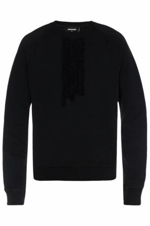 Sheer applique sweatshirt, zdjęcie 1 Sheer applique sweatshirt od Dsquared2